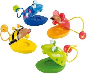 Goki Kolorowe kastaniety zwierzątka - 212709 2
