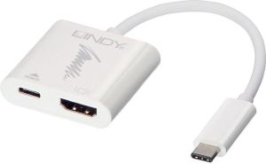 Adapter USB Lindy USB-C - HDMI + Zasilanie (43196) 1