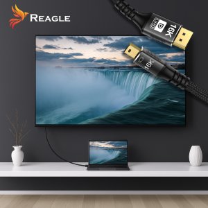 Kabel Reagle DisplayPort Mini - DisplayPort 1m srebrny 9
