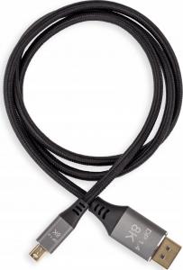 Kabel Reagle DisplayPort Mini - DisplayPort 1m srebrny 2