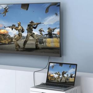 Kabel USB Reagle USB-C - DisplayPort 1.8 m Czarny 3