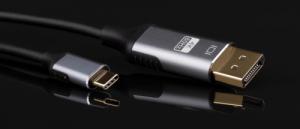 Kabel USB Reagle USB-C - DisplayPort 1.8 m Czarny 5