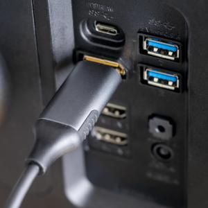 Kabel USB Reagle USB-C - DisplayPort 1.8 m Czarny 6