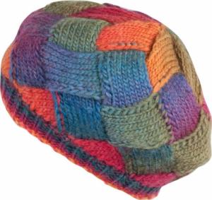 Art of Polo Beret Tęczowa przeplatanka [HANDMADE] NoSize 2