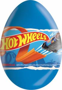 Luigi Zaini CZEKOLADOWE JAJKO NIESPODZIANKA 20G HOT WHEELS KARTON 24 SZTUKI 2