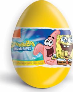Luigi Zaini CZEKOLADOWE JAJKO NIESPODZIANKA 3PAK 60G SPONGEBOB 2