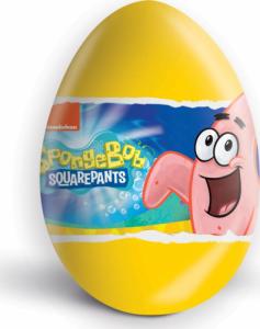 Luigi Zaini CZEKOLADOWE JAJKO NIESPODZIANKA 3PAK 60G SPONGEBOB 4
