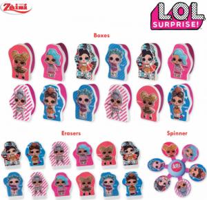 Luigi Zaini CZEKOLADOWE JAJKO NIESPODZIANKA 80G LOL! SURPRISE WYTŁACZANKA 4 SZTUKI 5