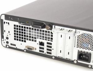 Komputer HP HP ProDesk 400 G4 SFF G3900T 2x2.6GHz 8GB 120GB SSD Windows 10 Home PL 4