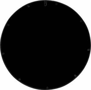 vidaXL vidaXL Lustro ogrodowe, czarne, 40x2,5 cm, okrągła żelazna rama 4