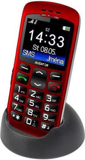 Telefon komórkowy Aligator A670 Senior Czerwony (A670R) 1