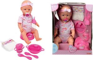 Simba Lalka Bobas New Born pije sika 43cm 4