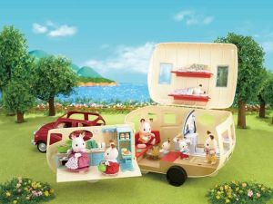 Figurka Epoch Sylvanian Families Przyczepa kempingowa 2