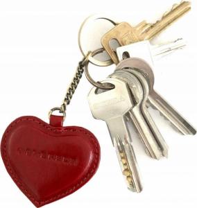 Breloczek Peterson Skórzany brelok do kluczy w kształcie serca Peterson NoSize 1