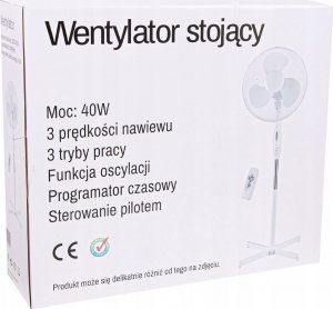 Wentylator AIG mix Wiatrak Podłogowy Wentylator Stojący z Pilotem 7