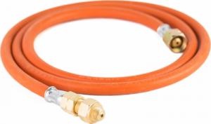 Meva Podłączenie redukcja do butli gazowej turystycznej G 3/8" L - 7/16" wąż 1,5m 4