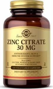 Solgar Zinc Citrate - Cynk /cytrynian cynku/ 30 mg (100 kaps.) Solgar 1