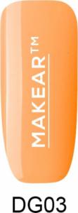 makear Makear Lakier hybrydowy Sweet&Tasty French Orange DG03 - 8ml 1