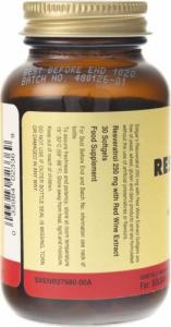 Solgar Solgar Resveratrol 250 mg - 30 kapsułek 3