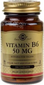 Solgar Solgar Witamina B6 50 mg - 100 tabletek 1