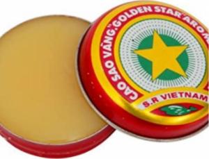 Maść Tygrysia Kocia Gwiazda rozgrzewająca Golden Star Balm 4g S.R VIETNAM 2