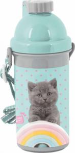 Paso Paso Zestaw szkolny, Młodzieżowy plecak, tornister + Bidon, Śniadaniówka i Piórnik z wyposażeniem z kotkiem 8