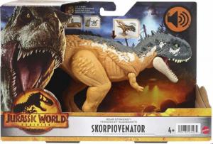 Figurka Mattel Jurassic World Dinozaur Figurka Skorpiovenator z dźwiękiem 7