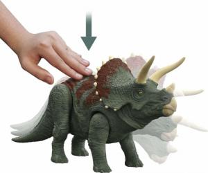 Figurka Mattel Jurassic World Dinozaur Figurka Triceratops z dźwiękiem 4