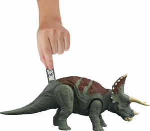 Figurka Mattel Jurassic World Dinozaur Figurka Triceratops z dźwiękiem 6