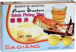 Sagiang Wietnamskie Chipsy Krewetkowe Do Smażenia tzw. Prażynki Krewetkowe "Prawn Crackers (Raw)" 200g Sagiang 1