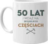 Koszulkowy 50 lat i wciąż na oryginalnych częściach - kubek z nadrukiem 1