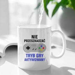 Koszulkowy Nie przeszkadzać - tryb gry aktywowany - kubek z nadrukiem 3