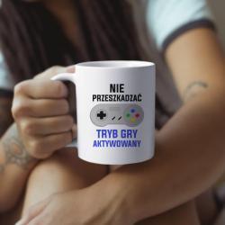 Koszulkowy Nie przeszkadzać - tryb gry aktywowany - kubek z nadrukiem 5