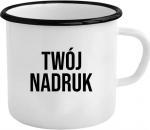Koszulkowy Kubek emaliowany z własnym nadrukiem 1