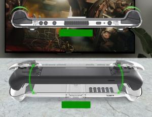 JYS Pokrowiec + Stojak Do Konsoli Steam Deck Przezroczysty Jys-sd003 3