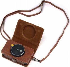 Pokrowiec LoveInstant Futerał Pokrowiec Do Kodak Minishot Combo 2 Retro / C210r / Brązowy 10