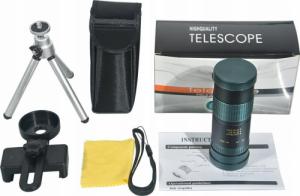 Lornetka Apexel Monokular Luneta Zoom 8-24x 30mm + Uchwyt Telefon 2