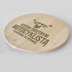 Deska do krojenia Koszulkowy do serwowania drewniana 2