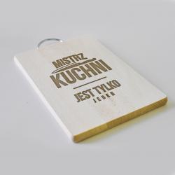 Deska do krojenia Koszulkowy z rączką drewniana 4
