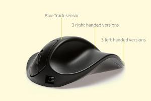 Mysz BakkerElkhuizen HandShoeMouse Bezprzewodowa Ergonomiczna BNEP170RW 9