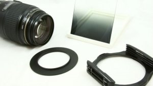 Massa Zestaw Typu Cokin - Holder / Pierścień / Filtr Połówkowy Szary - 52mm 3