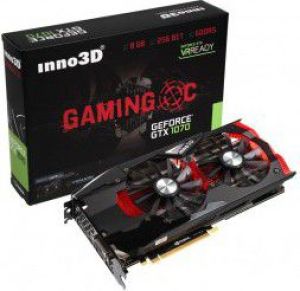 Karta graficzna Inno3D GeForce GTX 1070 Gaming OC 8GB GDDR5 (256 Bit) HDMI, DVI, 3xDP, BOX (N1070-1SDN-P5DNX) 1