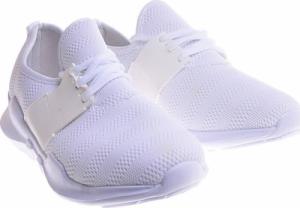 Pantofelek24 Lekkie męskie buty sportowe Białe /A10-3 11853 T294/ 41 2
