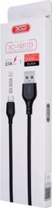Kabel USB Techonic XO kabel NB103 USB - microUSB 2,0 m 2,1A czarny 2