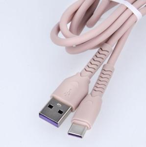 Kabel USB Techonic TelForceOne Maxlife kabel MXUC-04 USB - USB-C 1,0 m 3A różowy 3