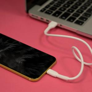 Kabel USB Techonic TelForceOne Maxlife kabel MXUC-04 USB - USB-C 1,0 m 3A biały 3