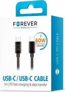 Kabel USB Techonic USB-C - USB-C 1 m Czarny (8_2264833) 2