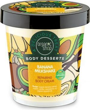 Organic Shop Body Desserts Banana Milkshake Body Cream Krem do ciała 450ml 1