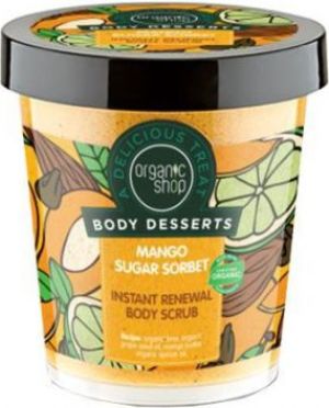 Organic Shop Organic Shop Body Desserts Mango Sugar Sorbet Body Scrub (W) peeling do ciała 450ml 1