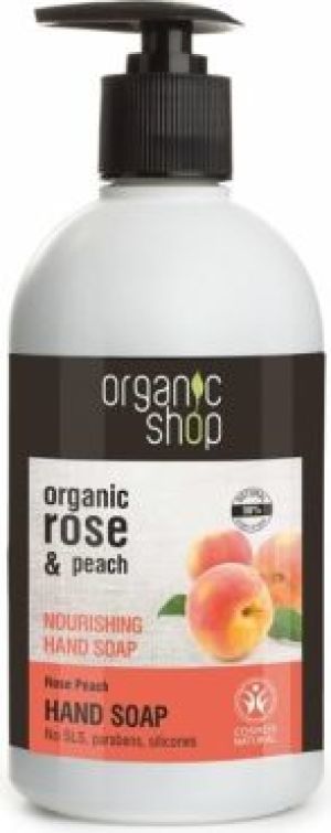 Organic Shop Mydło w płynie Rose Peach Hand Soap 500ml 1